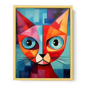 Modern Cubism Cat