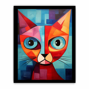 Modern Cubism Cat