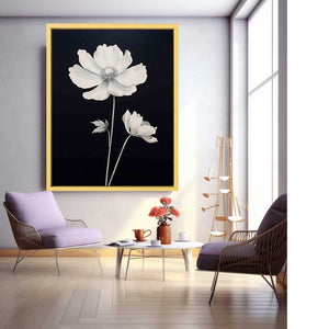 White Flower Painting