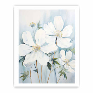 White Flowers Painting