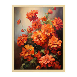 Flower Orange Art Painting