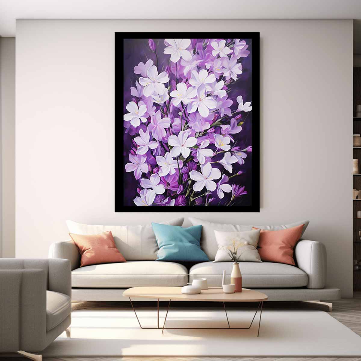 Purple White Flowers