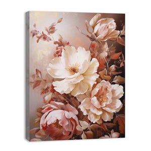 Brown Flower Art Painting