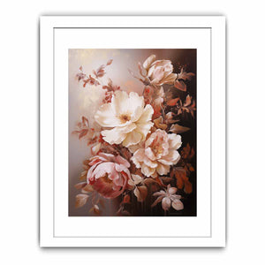 Brown Flower Art Painting