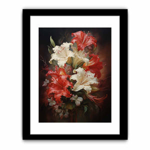 Flower Red Art Painting