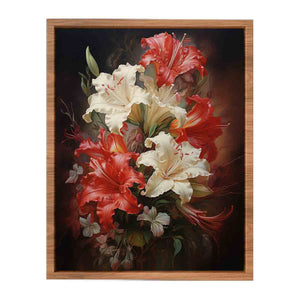 Flower Red Art Painting