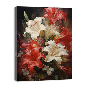 Flower Red Art Painting