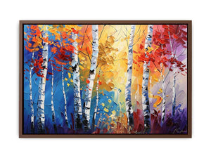 Birch Trees Painting