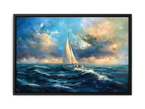 Sailing Boat Painting