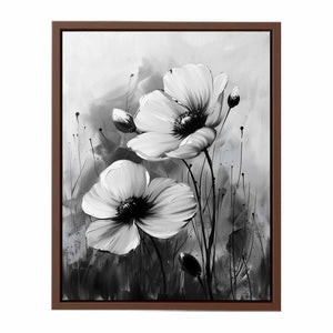 Black and white Flower Painting