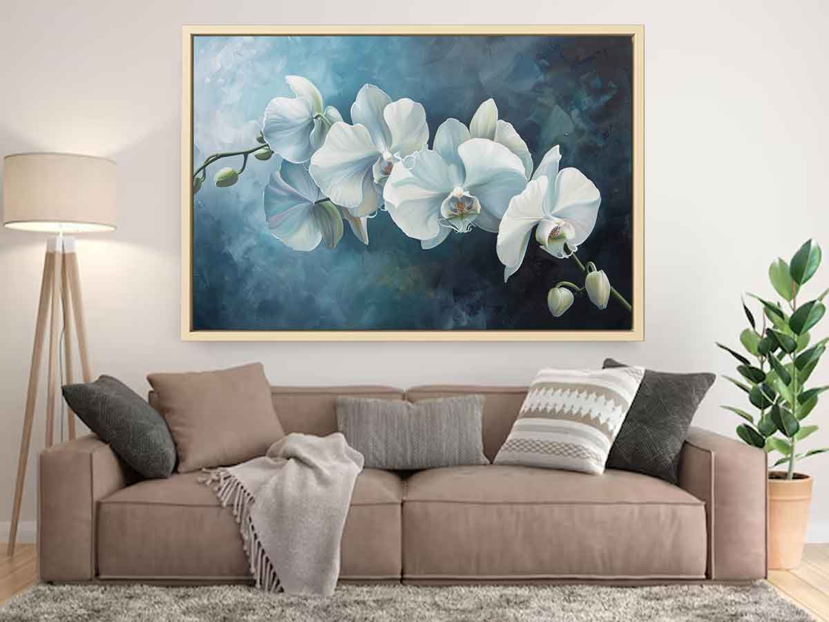 White Orchid Painting