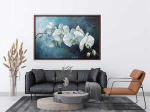 White Orchid Painting
