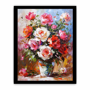 Flower in a Vase Canvas Painting