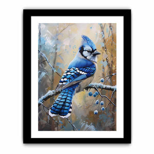 Jay Blue Bird Painting