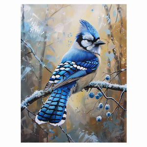 Jay Blue Bird Painting