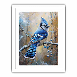Jay Blue Bird Painting