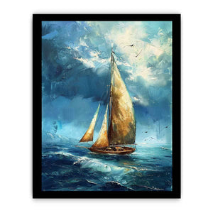 Sailing Boat Painting