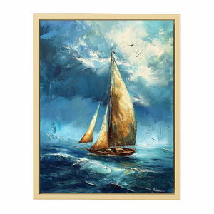 Sailing Boat Painting