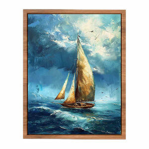 Sailing Boat Painting