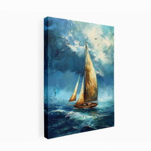 Sailing Boat Painting