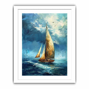 Sailing Boat Painting