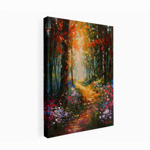 Floral Forest Painting