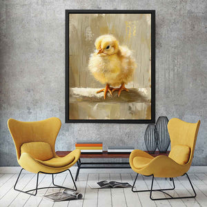 Baby Chicken Art Painting