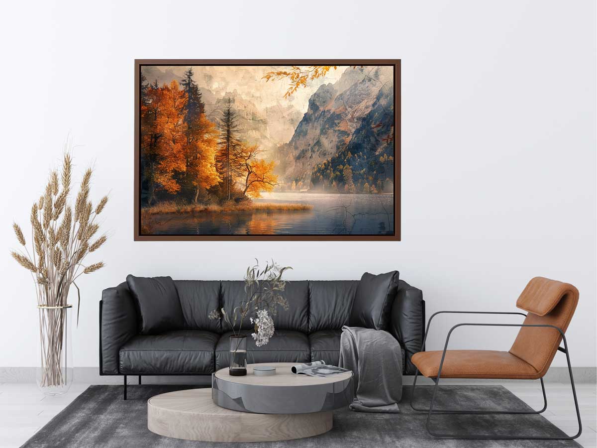 Mountain River Painting