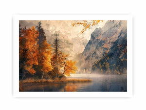Mountain River Painting