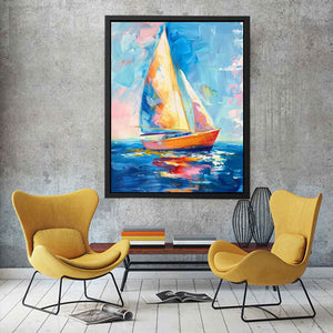 Sailing Boat Painting