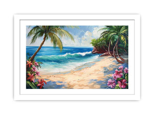 Tropical Beach Painting