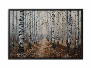 Grey Birch Trees