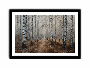Grey Birch Trees