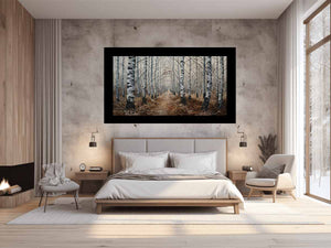 Grey Birch Trees