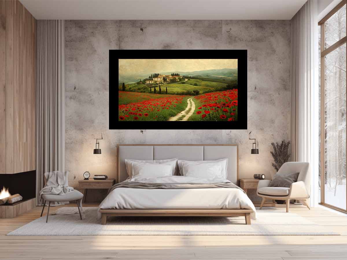 Beautiful Field Of Poppies