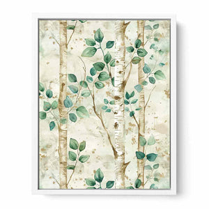 Birchtree Watercolor Painitng