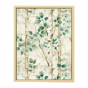 Birchtree Watercolor Painitng
