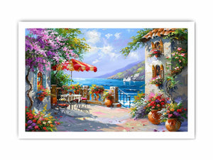 Italy, europe, Beachside Cafe