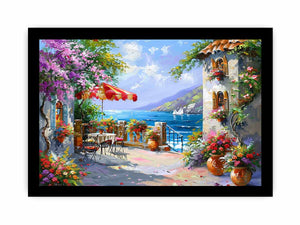 Italy, europe, Beachside Cafe