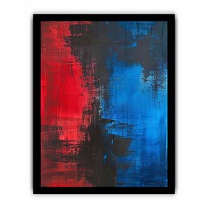 Red Blue Abstract