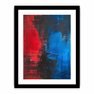 Red Blue Abstract