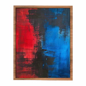 Red Blue Abstract
