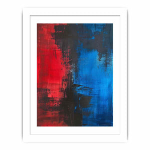 Red Blue Abstract