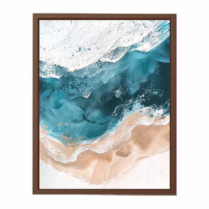 Tricolor Ocean Painting