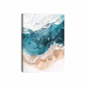 Tricolor Ocean Painting