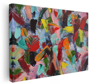 Colorful Abstract Oil Painting