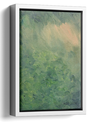 Abstract Forest Oil Painting