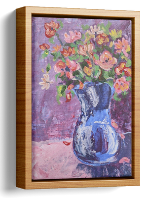 Flower Vase Oil Painting