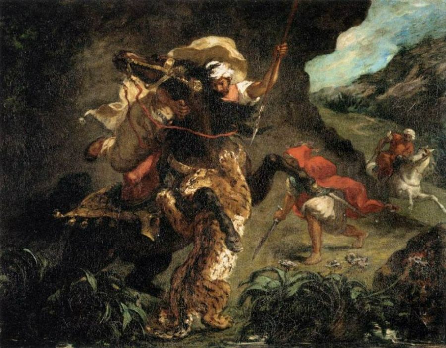 Tiger Hunt Painting