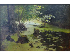 Water margin (A pond) Painting